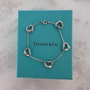 Tiffany Elsa Peretti Open Heart Bracelet